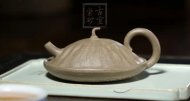 《小蓮蓬》宜興青灰泥工藝美術(shù)師全手工收藏把玩創(chuàng  )新壺茶具