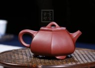 《三足六方石瓢》宜興工藝美術(shù)師手工紫砂壺石瓢全手工一廠(chǎng)紫泥泡茶壺
