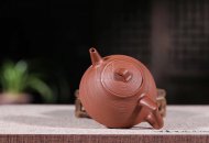 《樸雅》宜興紫砂壺原紅降坡泥全手工純手工茶壺茶具創(chuàng  )新壺