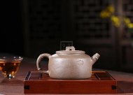 《竹節供春》宜興紫砂壺青段工藝美術(shù)師手工茶壺茶具