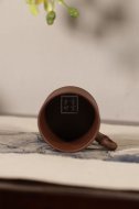 《帶把竹節品茗杯》