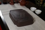 《宜興紫砂儲水式壺承/干泡盤(pán)》宜興工紫砂壺紫砂茶壺茶具