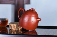 《松鹿秦權》宜興紫砂壺實(shí)力派名家純手工大紅袍茶壺全手工秦權紫砂壺