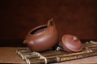 《圓墩》宜興紫砂壺助理工藝美術(shù)師茶具紫泥創(chuàng  )新