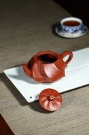 《炫》宜興紫砂壺創(chuàng  )新壺工藝美術(shù)師手工大紅袍泡茶壺禮品