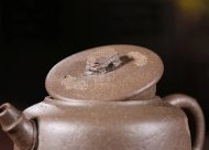 《竹節供春》宜興紫砂壺青段工藝美術(shù)師手工茶壺茶具