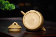 《秦權》宜興紫砂壺助理工藝美術(shù)師手工黃龍山本山段泥秦權茶壺茶具