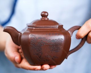 準高工美壺推薦：【八面來(lái)風(fēng)】泥料：原礦紫
