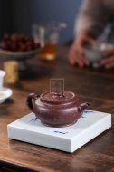 《金砂竹韻》宜興紫砂壺純手工底槽青，段泥泡茶壺