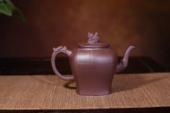 《威震四方》宜興紫砂壺名家工藝美術(shù)師全手工泡茶壺茶具楊國琴老師大廠(chǎng)拼紫泥