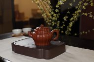 《宜興紫砂儲水式壺承/干泡盤(pán)》宜興工紫砂壺紫砂茶壺茶具