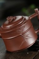 《富貴竹節套組》宜興紫砂壺套組紫砂泡茶壺紫泥手工工藝美術(shù)師紫砂茶具