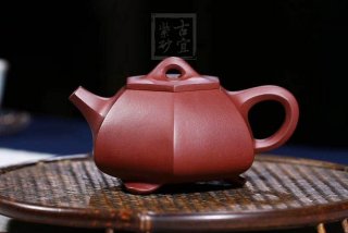 《三足六方石瓢》宜興工藝美術(shù)師手工紫砂壺石瓢全手工一廠(chǎng)紫泥泡茶壺