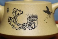 《柱礎》紫砂壺工藝美術(shù)師全手工純制壺稀有本山綠泥