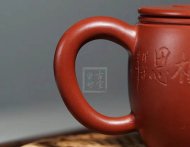 《玉兔追月》宜興紫砂壺實(shí)力派名家純手工大紅袍漢瓦大泡茶壺