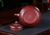 《梵華提梁》純手工高級工藝美術(shù)師宜興紫砂創(chuàng  )新提梁壺紫泥泡茶壺套壺