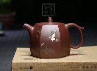 《福滿(mǎn)四季》宜興紫砂壺全手工茶壺底槽青名家