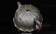 《荷葉》宜興名家紫砂壺工藝美術(shù)師手工民國綠，紫泥功夫茶具茶壺家用