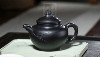 《雅竹》宜興紫砂壺工藝美術(shù)師手工嫣紅朱泥還原燒泡茶壺茶具創(chuàng  )新壺