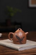 《秦權》宜興降坡泥紫砂壺中國工藝美術(shù)大師全手工秦權茶壺