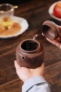 《德鐘》宜興紫砂壺仿古純手工實(shí)力派名家黃龍山段泥泡茶壺茶具德鐘