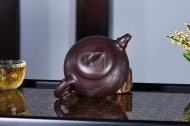 《竹節石瓢》宜興紫砂壺石瓢高級工藝美術(shù)師手工紅砂紫泥茶壺茶具