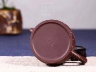 《金絲秦權》宜興紫砂壺工藝美術(shù)師手工紫泥泡茶壺秦權茶具