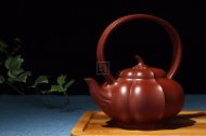 《瓜語(yǔ)》宜興紫砂壺茶具泡茶壺高級工藝美術(shù)師手工大紅袍瓜語(yǔ)