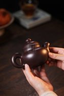 《大度》宜興工藝美術(shù)師手工創(chuàng  )新壺紫砂壺茶壺茶具紫泥