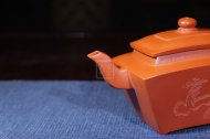 《四方志遠》宜興紫砂壺高級工藝美術(shù)師手工中品茶壺精品黃龍山本朱泥