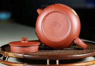 《線(xiàn)韻井欄》宜興紫砂壺全純手工名家原礦底槽青井欄茶壺茶杯家用功夫茶具套裝