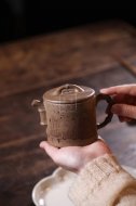 《高竹節》宜興紫砂壺實(shí)力派名家純手工龍血段泥茶壺茶具