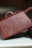 《品茗論道》宜興紫砂壺純手工名全泡茶具茶底槽青創(chuàng  )新壺