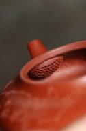 《扁玉》宜興紫砂壺助工純手工制100目朱泥收藏實(shí)用