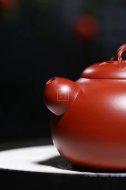 《道洪葫蘆》宜興紫砂壺工藝美術(shù)師手工刻繪大紅袍創(chuàng  )新壺泡茶壺具