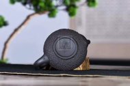 《一帆風(fēng)順》名家純全手工花器黑鐵砂紫砂壺花貨茶壺茶具