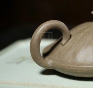 《小蓮蓬》宜興青灰泥工藝美術(shù)師全手工收藏把玩創(chuàng  )新壺茶具