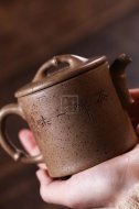 《高竹節》宜興紫砂壺實(shí)力派名家純手工龍血段泥茶壺茶具