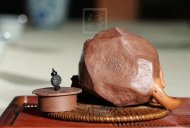 《一葉知秋》宜興紫砂壺工藝美術(shù)師手工段泥創(chuàng  )新壺壺茶具泡茶壺