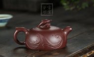 《海豚》工藝美術(shù)師手工家紫泥紫砂壺創(chuàng  )新壺系列收藏茶壺
