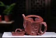 《明式梅樁》紫砂壺宜興高級工藝美術(shù)師手工底槽青梅樁泡茶壺茶壺
