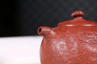 《魚(yú)化龍供春》宜興紫砂壺高級工藝美術(shù)師手工茶壺茶具大紅袍供春