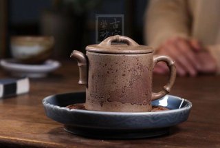《高竹節》宜興紫砂壺實(shí)力派名家純手工龍血段泥茶壺茶具