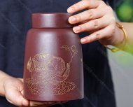品名：精美茶倉。泥料：原礦優(yōu)質(zhì)紫泥