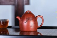 《松鹿秦權》宜興紫砂壺實(shí)力派名家純手工大紅袍茶壺全手工秦權紫砂壺