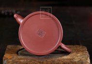 《魚(yú)躍龍門(mén)》宜興紫砂壺高級工藝美術(shù)師手工禮品茶具底槽青