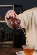 《三足乳丁》宜興紫砂茶壺實(shí)力派名家保真純手工紫泥乳鼎