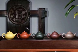 《五色土》綠泥，朱泥，紫泥，青灰泥，段泥純手工宜興紫砂壺茶具水平茶壺