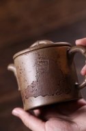 《高竹節》宜興紫砂壺實(shí)力派名家純手工龍血段泥茶壺茶具
