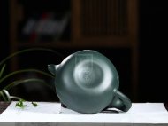 《云龍》宜興紫砂壺高級工藝美術(shù)師手工民國綠泡茶壺魚(yú)化龍茶具